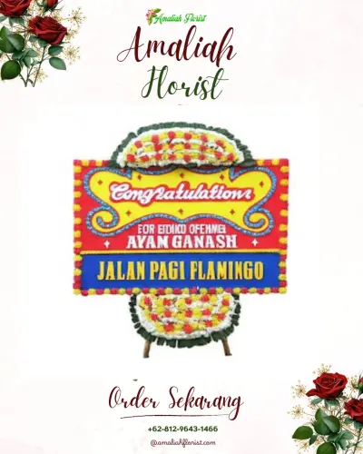 Bunga Papan Congratulation duri selatan